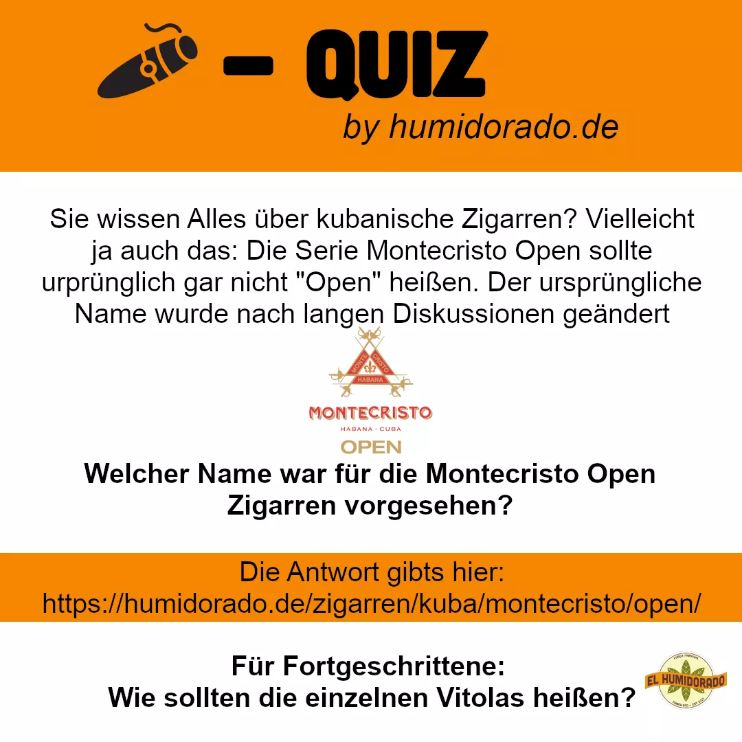 Quiz Montecristo Open