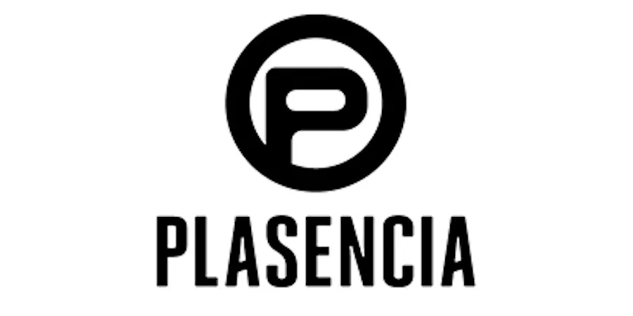 Plasencia Logo Schriftzug schwarz