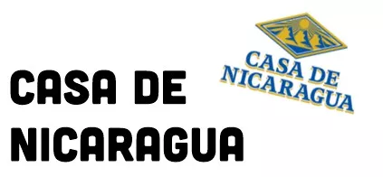 Casa de Nicaragua Logo und schwarzer Schriftzug