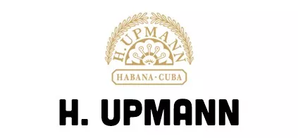 Logo H. Upmann gold, Schriftzug H. Upmann schwarz