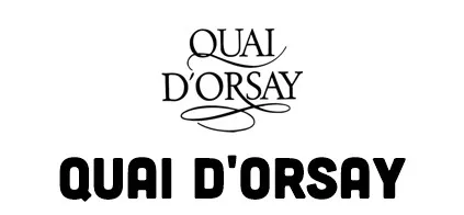 Quai D'Orsay Logo mit schwarzem Schriftzug