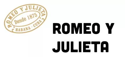 Romeo Y Julieta Logo und schwarzer Schriftzug