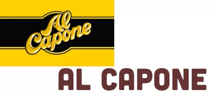 Al Capone Logo mit braunem Schriftzug