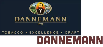 Dannemann Logo mit braunem Schriftzug