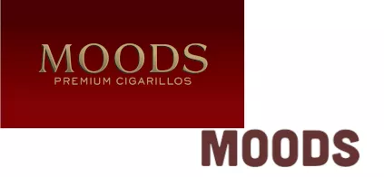 Dannemann Moods Logo mit braunem Schriftzug