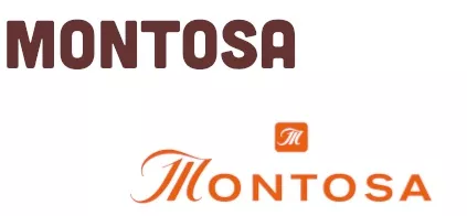 Montosa Logo mit braunem Schriftzug