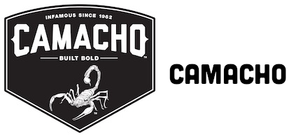 CAMACHO Logo mit schwarzem Schriftzug