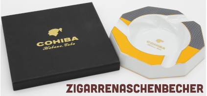 Zigarrenaschenbecher von Cohiba mit Verpackungsschachtel
