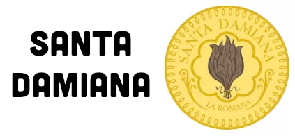 Santa Damiana Logo und Schriftzug