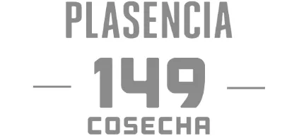 Logo Plasencia Cosecha 149 graue Schrift