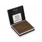 Mobile Preview: Mini Cigarillos Nicaragua Kiste schwarz mit weißer Aufschrift, geöffnet