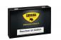 Mobile Preview: Corrida Dom. Republic Robusto Kiste schwarz und Gelb mit Corrida Logo und schwarzer Aufschrift