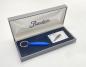 Mobile Preview: Zigarrenbohrer blau silberfarben in box