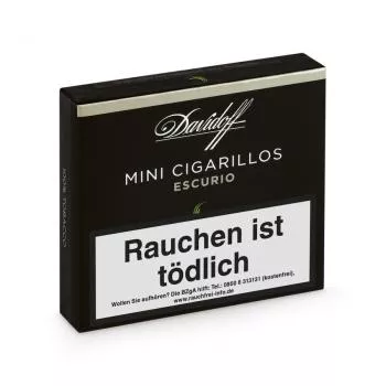 Davidoff Mini Cigarillos Escurio Packung