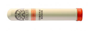 H. Upmann Coronas Minor A/T Zigarre einzeln in beiger Tube mit schwarzer Aufschrift und Logo