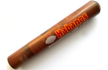 Zigarrenetui 1er Habanos braun Metall