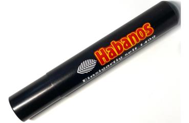 Zigarrenetui 1er Habanos schwarz Metall