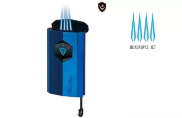 Vector ICON III Sparkle Blue Feuerzeug