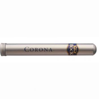 Bock Corona Tubo Zigarre einzeln in silberner Tube mit brauner Aufschrift und Logo