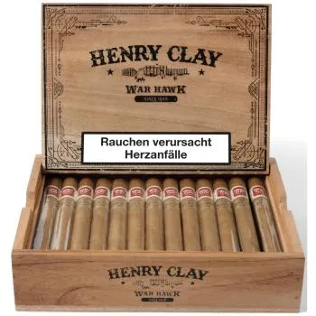 Henry Clay War Hawk Lonsdale Zigarrenkiste offen