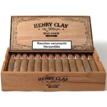 Henry Clay War Hawk Magnum Zigarrenkiste offen