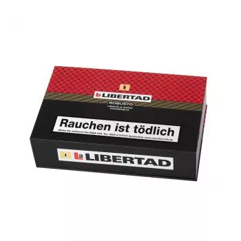 La Libertad Robusto Zigarrenkiste geschlossen, rot, schwarz