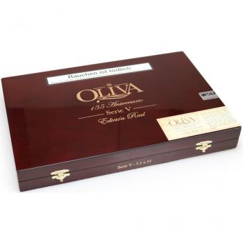 Preview: Oliva Serie V 135 Aniversario Edición Real Preview: Oliva Serie V 135 Aniversario Zigarrenkiste geschlossen