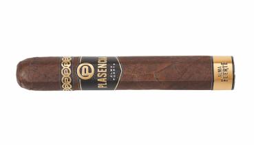 Plasencia Alma Fuerte Sixto II Hexagono Zigarre einzeln mit schwarz goldenem Band und Logo