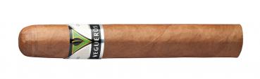 Vegueros Tapados Zigarre einzeln mit weiß, schwarz grünem band und Logo