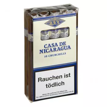 Villiger Casa de Nicaragua Churchill Zigarren-Bundle mit blauer Aufschrift