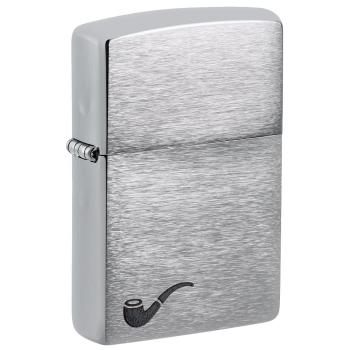 Preview: Zippo Pfeifenfeuerzeug Brushed Chrome