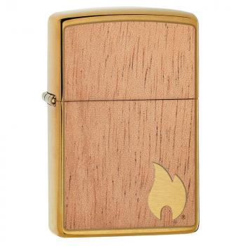 Zippo Woodchuck Brushed Brass
