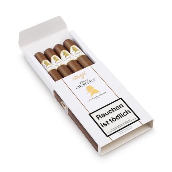 Davidoff Winston Churchill Robusto Packung offen