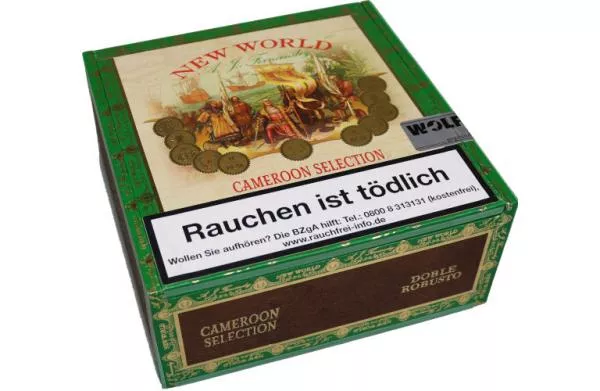 Aj Fernandez New World Cameroon Double Robusto Kiste
