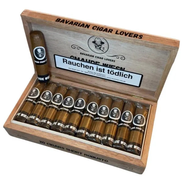 BCL Gmahde Wiesn Short Robusto Kiste offen