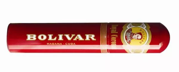 Bolivar Royal Coronas A/T Zigarre einzeln in roter Tube mit gelber Aufschrift