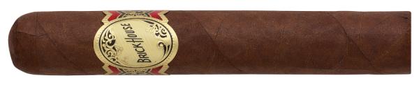 Brick House Robusto Zigarre einzeln mit schwarz goldenem Band und Logo