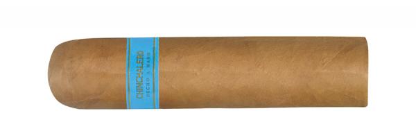 Chinchalero Classic Novillo (Short Gordo)Zigarre einzeln mit hellblauem Band und Logo