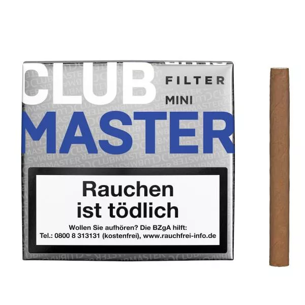Clubmaster Mini Filter Blue Schachtel