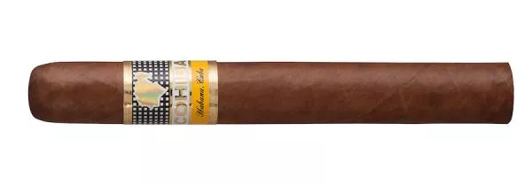 Cohiba Siglo II Zigarre einzeln mit weiß goldenem Band und Logo