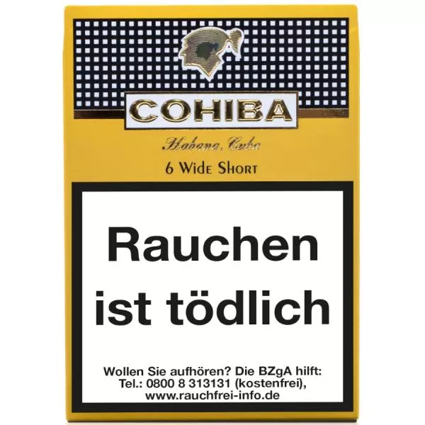 Cohiba Wide Short Packung