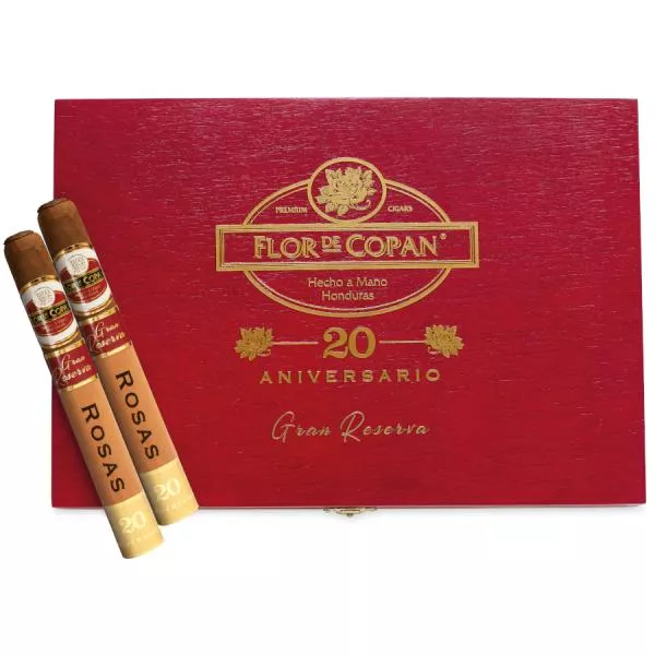 Flor de Copan 20 Aniversario Edition Special Rosas Kiste