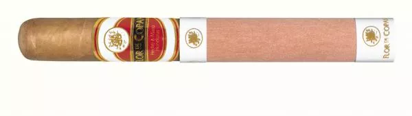 Flor de Copán Classic Corona Zigarre einzeln mit weiß rotem Band und Logo