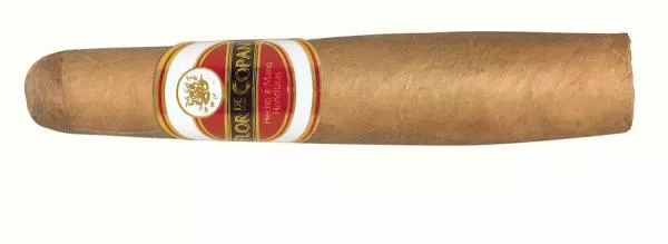 Flor de Copán Classic Gordito Zigarre einzeln mit weiß rotem Band und Logo