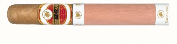 Flor de Copán Classic Toro Zigarre einzeln mit weiß rotem Band und Logo