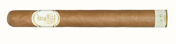 Flor de Selva Classic Churchill Zigarre einzeln mit weiß goldenem Band und Logo