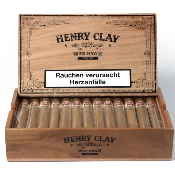 Henry Clay War Hawk Churchill Zigarrenkiste offen