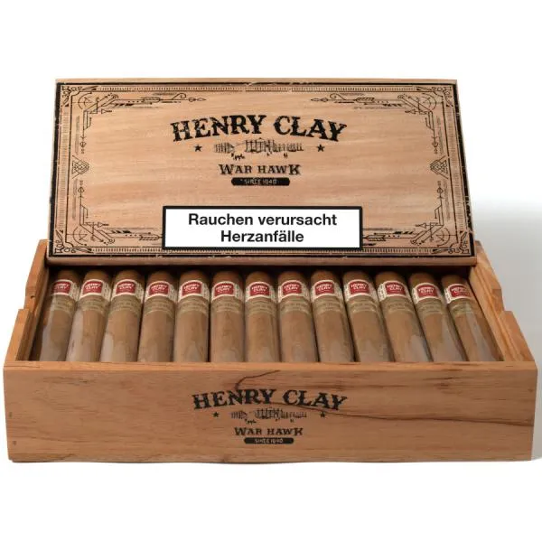 Henry Clay War Hawk Magnum Zigarrenkiste offen