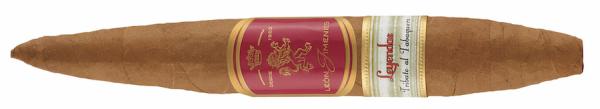 León Jimenes Leyendas Zigarre einzeln mit rot goldenem Band und Logo