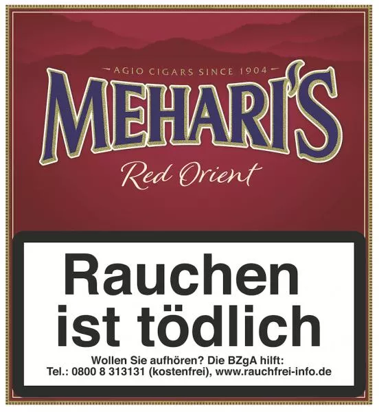 Mehari's Zigarillos Red Orient Packung